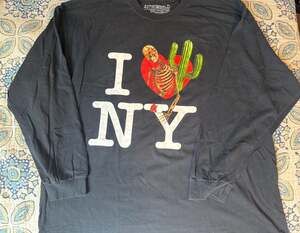 Travis Scott Astroworld 2018 MSG  I Love NY Long Sleeve T-Shirt